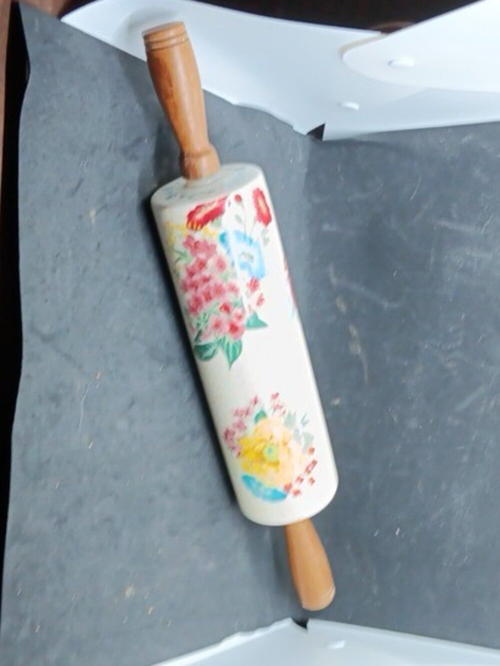 The Pioneer Woman Fancy Flourish Ceramic Rolling Pin